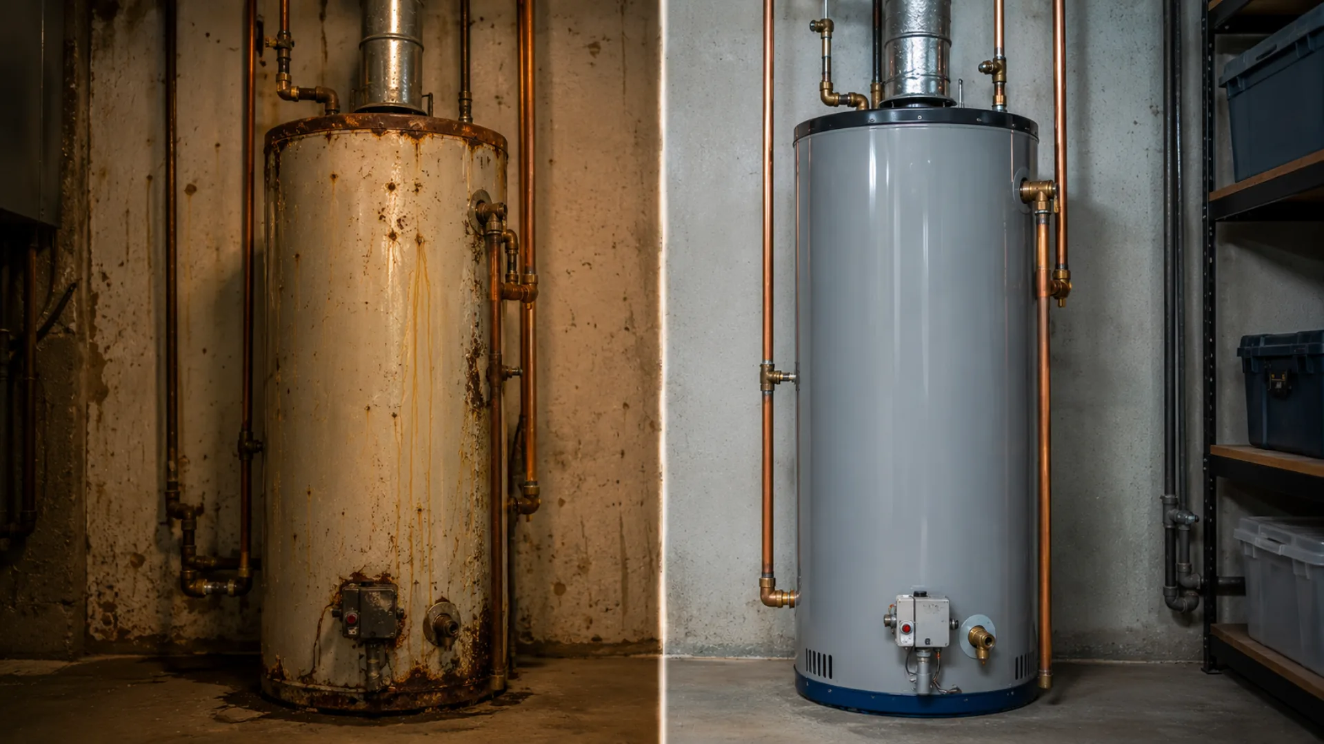 Before and after drain cleaning results in Littleton, CO — Littleton Plumbing Pros